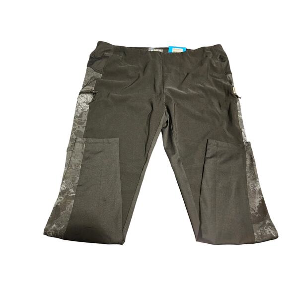 Magellan Outdoor Pro Angular Printed Legging Women's Size XXL Black/Caviar - Picture 6 of 8